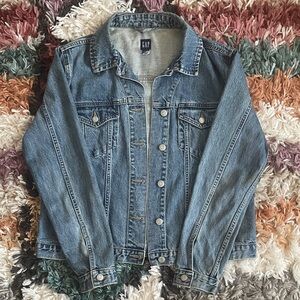 GAP Women's Classic Blue Jean Jacket (L)